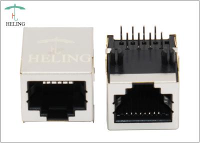 China Shielded Low Profile THT RJ45 Jack -40 ℃ To 85 ℃ Operating Temperature For PC Board for sale