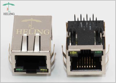 中国 100基礎Tの磁気学のコネクターとのネットワークのハブ8の位置RJ45 LANジャック 販売のため