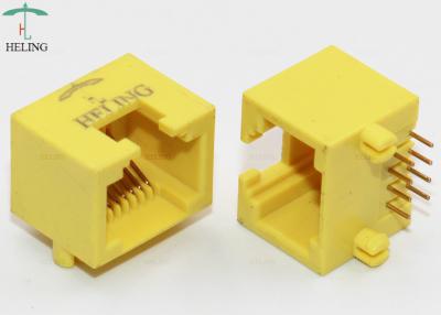 China Latch Up Unshielded RJ45 Through Hole Connector Right Angle For Ethernet Automotive for sale