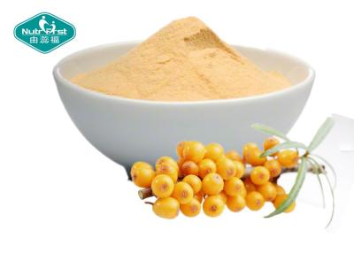 China High Purity Sea Buckthorn Fruit Powder Blends Seamlessly With Drinks And Foods for sale