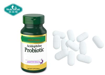 China Probiotic Supplement Acidophilus Probiotic Bacillus Coagulans Fructooligosaccharide Tablet For Digestive Health for sale