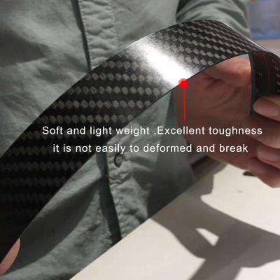 China High Quality Accurate 30cm / 12inch Real Carbon Fiber Scale Ruler for sale