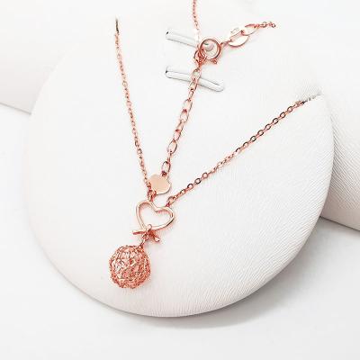 China Chic 18kt Gold Mini Pendant Necklace for sale