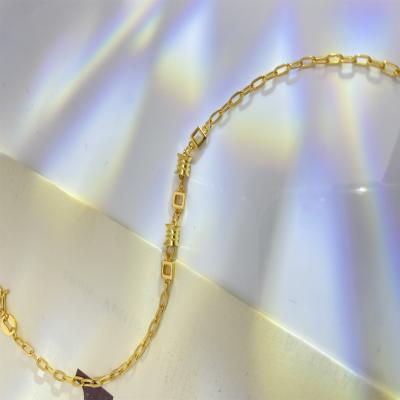 China Classic 18K Solid Gold Heart Bracelet for sale