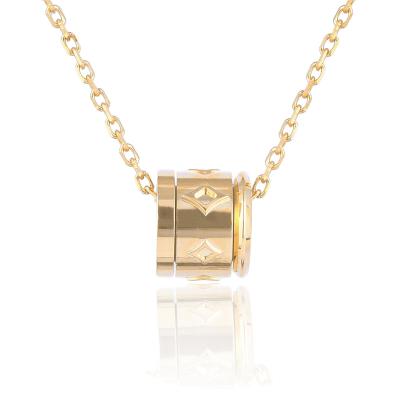 China Refined 18kt Yellow Gold Pendant Necklace for sale