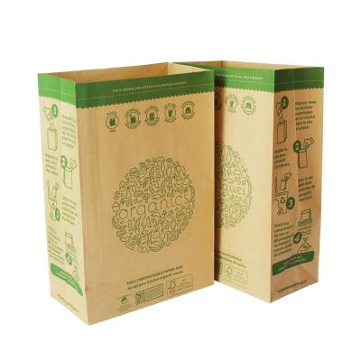 China Custom Order Accepted CMYK 4 Color Offset Printed Biodegradable Disposable Garbage Bag for sale