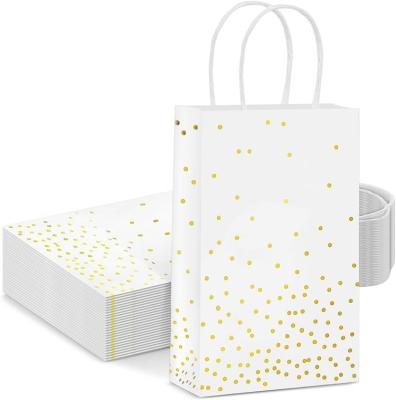 China Business Shopping A5 Size Custom Logo Printed Kraft Paper Bag with Handmade Desig for sale
