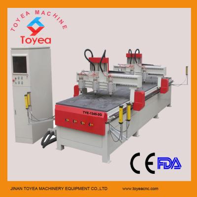 China Two trolly Wood cnc router  TYE-1345-2G for sale