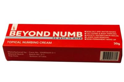 China 30g Top Rated Tattoo Numbing Cream Midway Pain Free Numbing Cream for sale