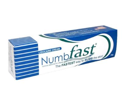 China 30g Numb Anesthetic Cream NUMB FAST Topical Numbing Cream for sale