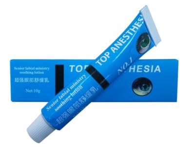 China 10gsm Eyeliner Numbing Cream Anesthetizing Pain Free Tattoo Cream for sale