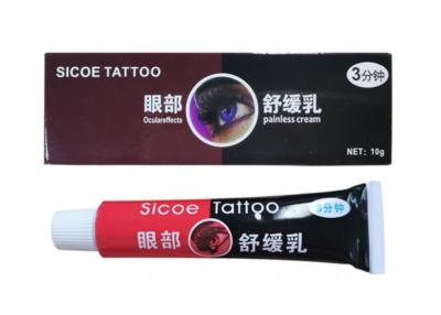 Chine Sicoe Anesthetic Tattoo Cream 10g Tattoo Pain Killer Cream à vendre