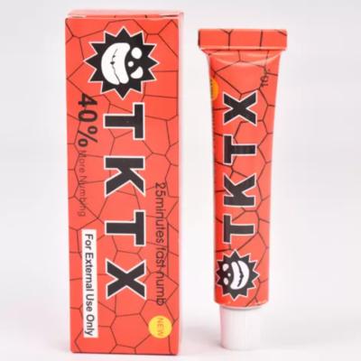 China TKTX 40% Tattoo Anesthetic Cream Eyebrow Tattoo Numbing Cream That Works for sale