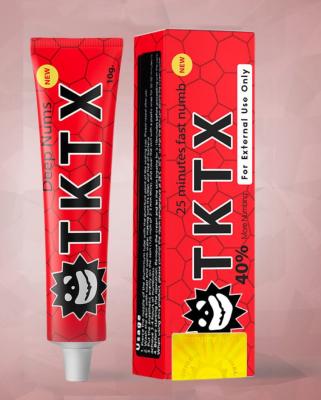 China TKTX Creme Anestésico Vermelho 40% 10g Creme Anestésico Muscular Mais Forte à venda