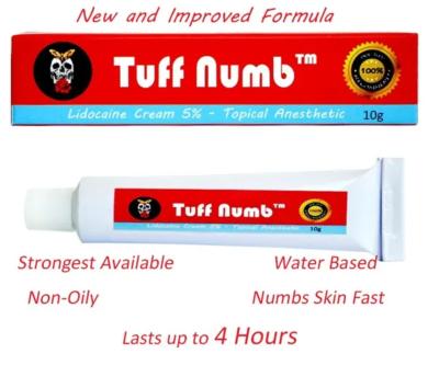 Cina Tuff Numb Waxing Numb Cream Ear Numbing Cream For Ear Piercing in vendita