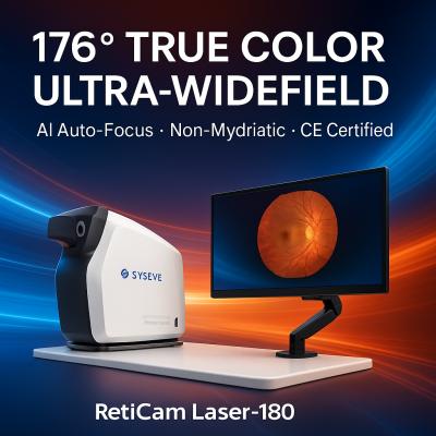 China 176° Wide Field Fundus Camera with 10mm Working Distance Auto Focus and Auto Alignment for Precise Retinal Imaging for sale