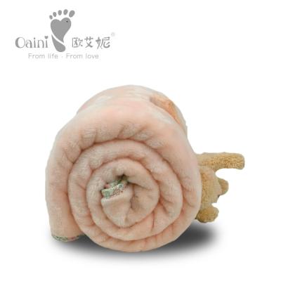 Китай Подгонянный животный форменный младенческий мягкий младенец одеяла листа 92 кс 80км милый милый продается