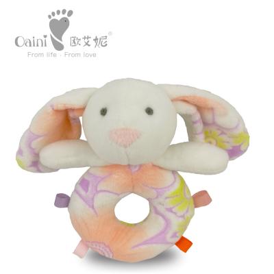 China Huggable 28cm Educational Soft Toys Infant Loveable Rabbit Stuffed Animal for sale