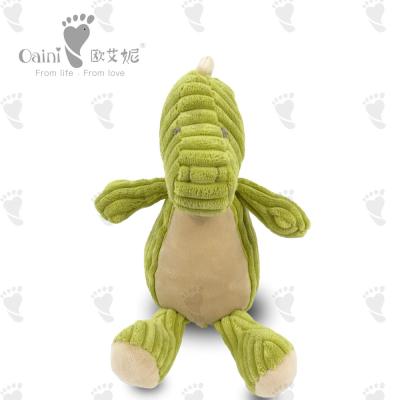 China Animal de peluche de cocodrilo adorable para bebé de 36 x 24 cm con relleno de algodón PP abrazable en venta