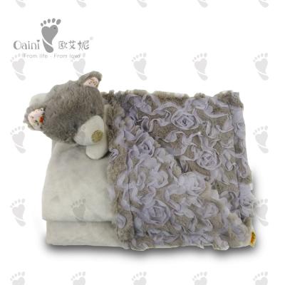 China Customised 88cm Baby Bedding Set Loveable Huggable Animal Teddy Bear Blanket for sale