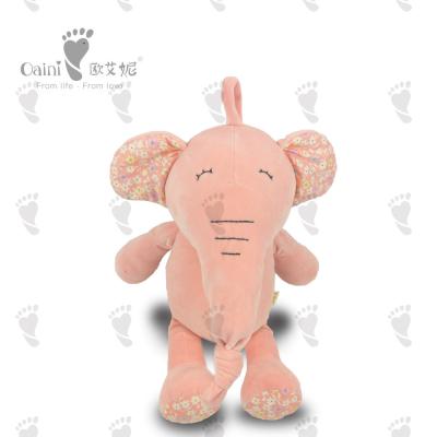 China Harmless Animal Doll Cuddly Plush Toys 55cm Pink Elephant Soft Toy for sale