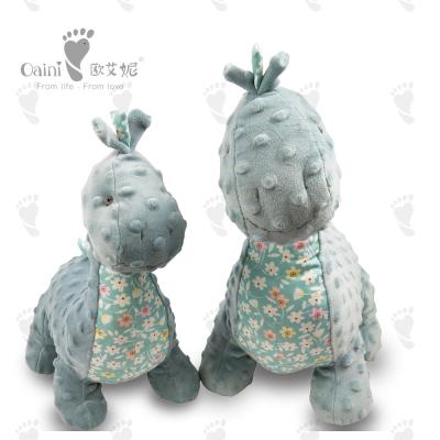 China PP Cotton Cartoon Plush Toy Eco Friendly Grey Dinosaur Toy 36 X 47cm for sale