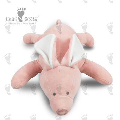 China Plushy Animal Soft Plush Toy 60cm Papa Pink Bunny Plushie for sale