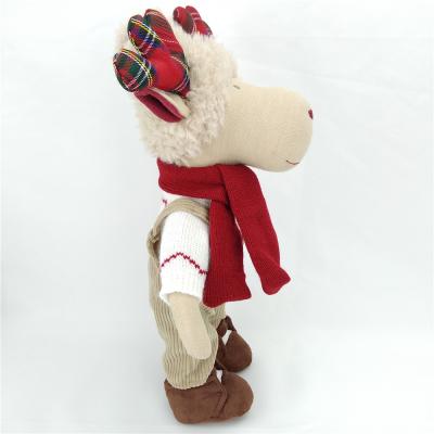 Chine X'Mas Cuddly Plush Reindeer Stuffed Animal Christmas Moose Stuffed Animal à vendre