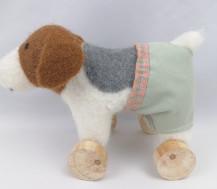 China Brinquedos para cães duráveis ​​e ecológicos de algodão PP Brinquedos macios para animais Aatcha calça verde à venda