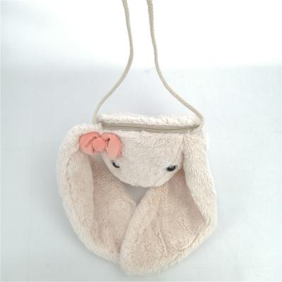 Chine Sac à dos en peluche en peluche 100 % polyester Earth Friendly Bunny Head Toy Bag à vendre