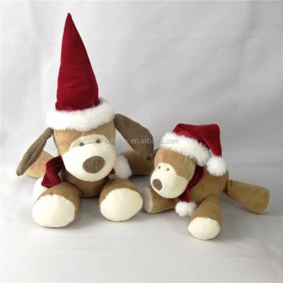China ODM OEM Nice Popular Gifts EN71 High Quality  Plush Animal Toys Cute Christmas Plush Dog Toy à venda