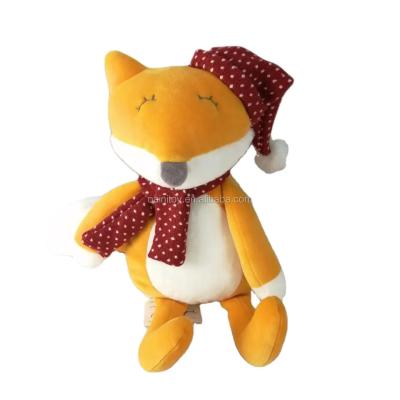 China Christmas Stuffed Fox Short Soft Plush Toy Children'S Companion Doll for sale