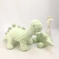 China Lovely Minky Dots Stuffed Animal Toys Kids Christmas Gifts Skin Friendly Bubble Velvet Dinosaur à venda