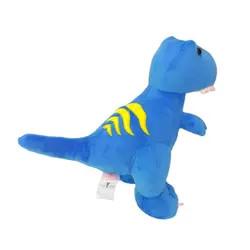China ODM OEM Soft PP Cotton Stuffed Baby Funny Toy Plush Blue Dinosaur Animal Toy for sale