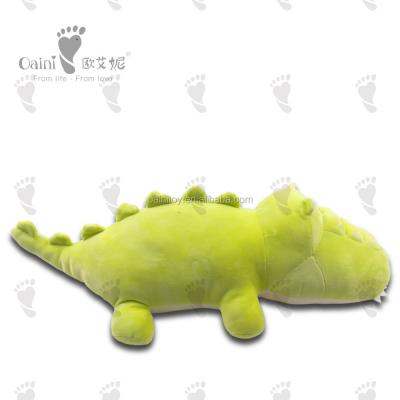 China ODM OEM Custom Lying Down Super Soft Gift Pillow Animal Toy Stuffed Crocodile Toy for sale