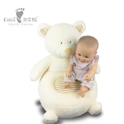 China Plush Stuffed Animal Toy Soft Baby White Elephant Sofa 30cm à venda