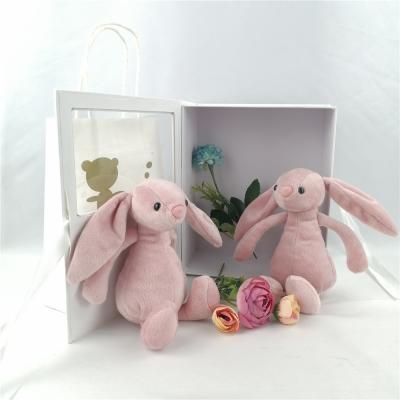 China Custom Cute Rabbit Cotton Plush Soft Animal Toys Plush And Stuffed Bunny Toys for sale