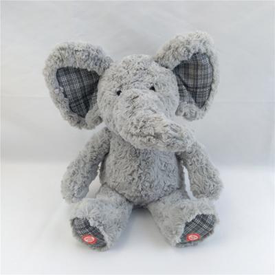 China Baby Stuffed Soft Electronic Animal Toys Children Christmas Musical Elephant Toy à venda