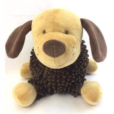 China OAINI 2023 OEM ODM Top-rated Quality Top-selling Stuffed Animal Chenille and PP Cotton Fillings Cute Brown Dog Toy for sale