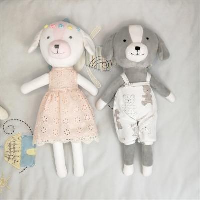 China Soft Baby Lovable Huggable Plush Dog Toy Similar To Stuff Animal Toy Te koop