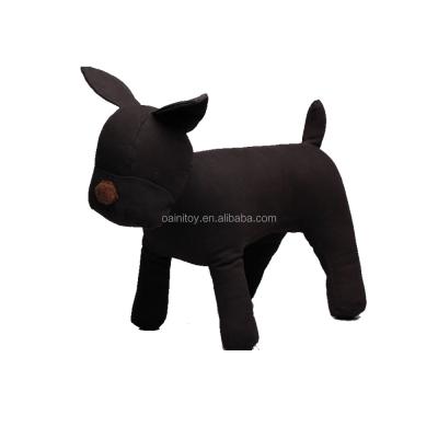 China ODM OEM Standing Position Dog Models PP Cotton Suuffed Custom Dog Mannequin en venta