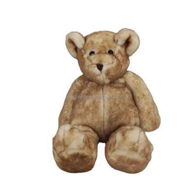 China Super Soft Fabric Style Cute Plush Toy Brown Stuffed Teddy Bear Gift PP Cotton Fillings for sale
