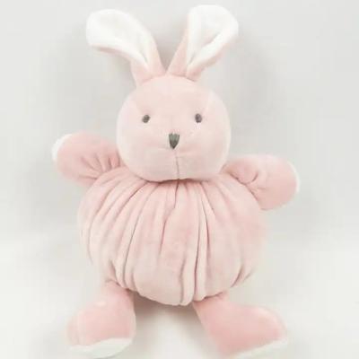 China Kids Playing Creative Custom Plush Rabbit Gifts Super Soft Fat Animal Stuffed Pink Bunny Toy for sale