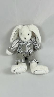 China Children Gifts Girls Rabbit Stuffed Doll Long Ears Bunny Short Plush Toys for sale