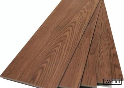 China Wood Embossed Dry Back Vinyl Flooring Tiles 1.5mm Thickness For Office for sale