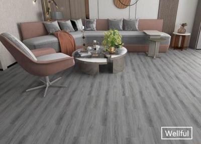 China 1.5mm Vinyl Wood Plank Flooring Household Grey Vinyl Floor Tiles for sale