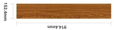 China PVC Wooden Flooring 6''X36''/8''X48'' 0.07mm/0.1mm Wear Layer For Commercial Project for sale
