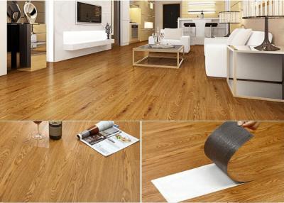 China Commercial Self Adhesive LVT Flooring 2.0mm  Wood Vinyl Plank for sale