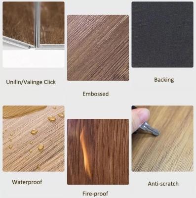 China Fire Resistance LVT Plank Flooring Thickness 2.0mm Anti Slip for sale