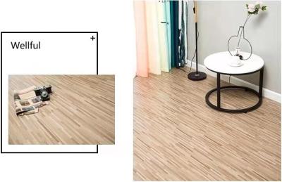 China Water Proof 1.5mm PVC Tile Flooring Dry Back with 0.07mm Wear Layer for sale